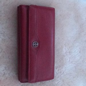 Gianni Bernini red/maroon wallet